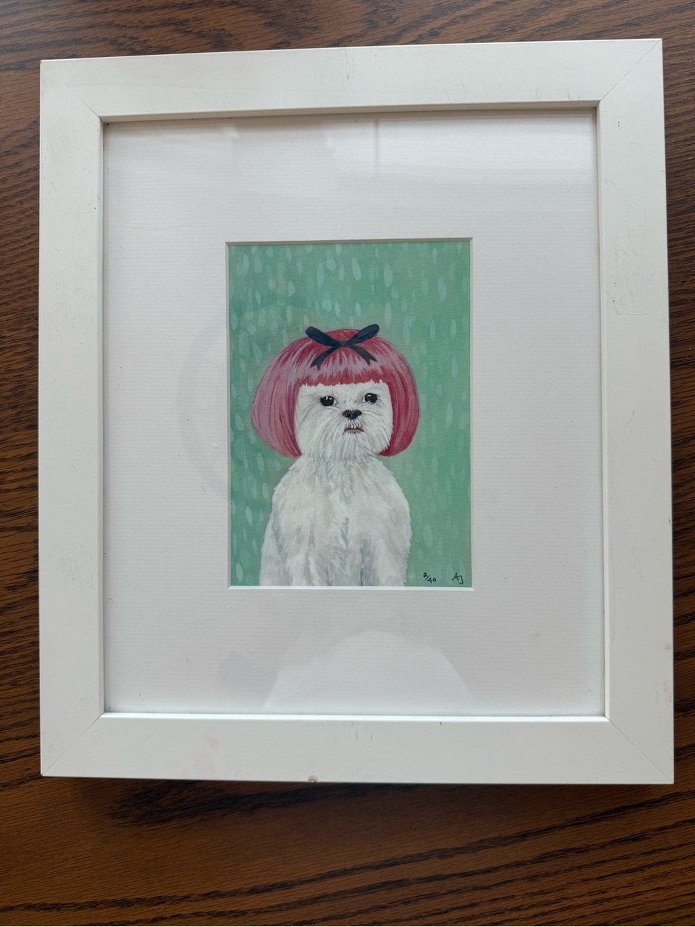 Signed & Numbered Limited Edition Dog Portrait Print 2/40 | Framebridge 12x14